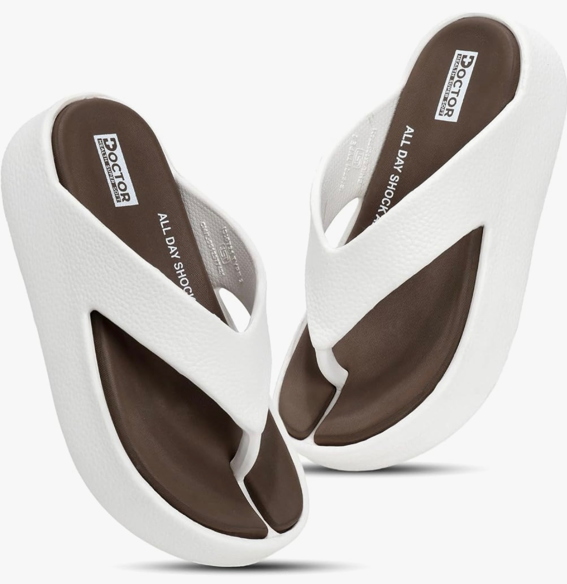 DOCTOR HEALTH SUPER SOFT Women's Orthopedic Cloud Cushion Flip Flops | Soft EVA Anti-Slip Comfort Slippers