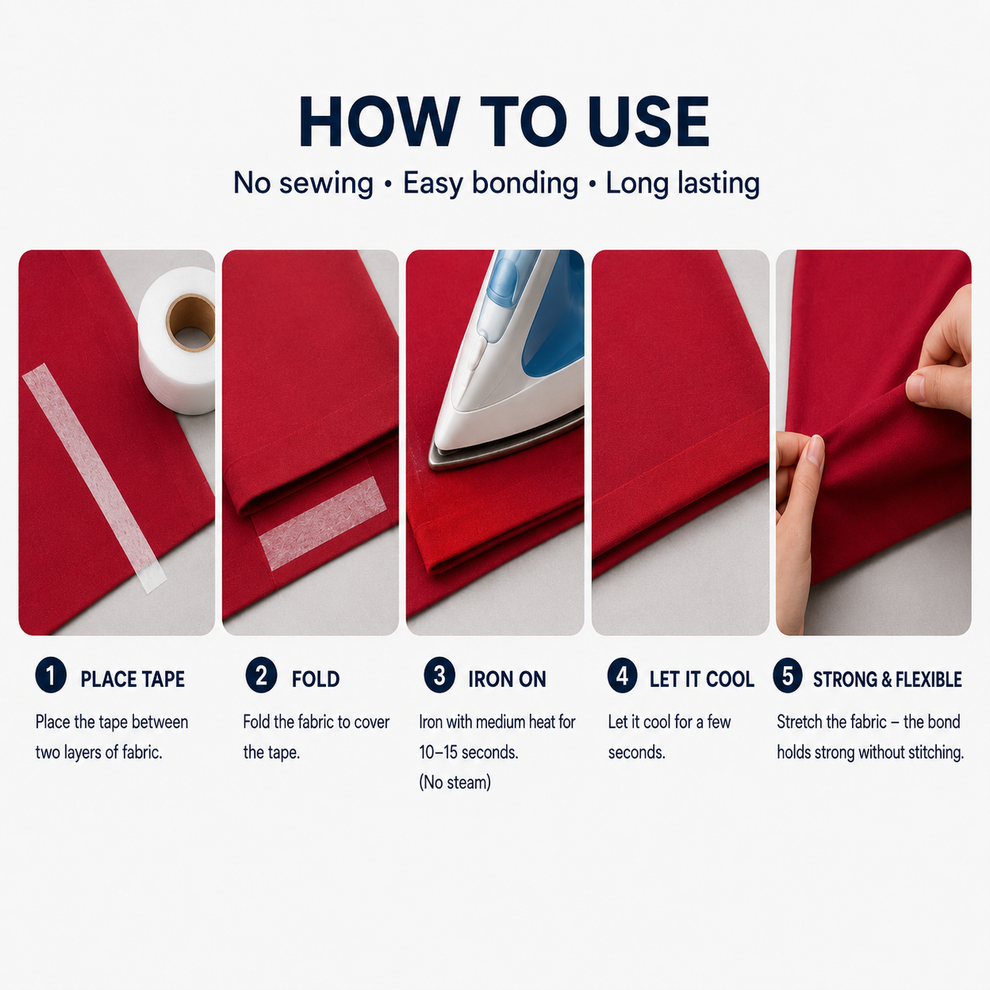 Strong & Reliable Hold | No Sewing Needed | Buy 1 Get 1 Free 🔥