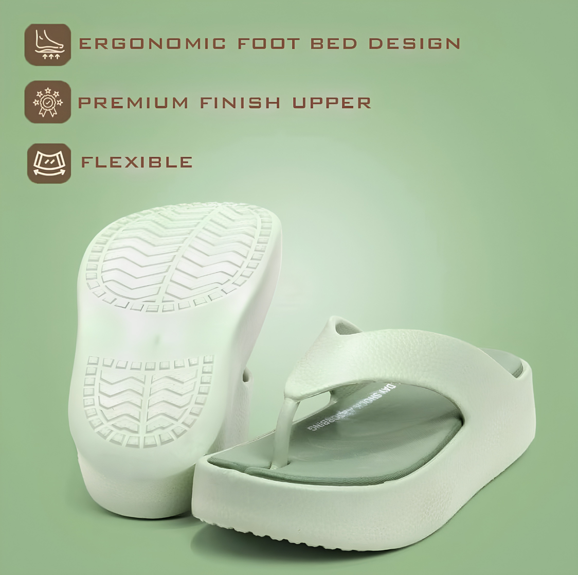DOCTOR HEALTH SUPER SOFT Women's Orthopedic Cloud Cushion Flip Flops | Soft EVA Anti-Slip Comfort Slippers