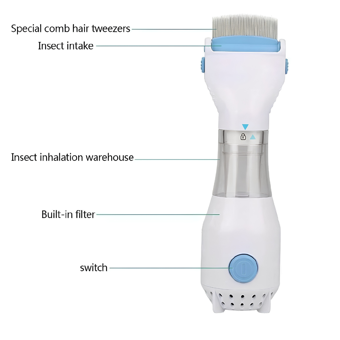 Vacuum Lice Removal Comb